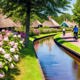 Fietsen huren in Giethoorn